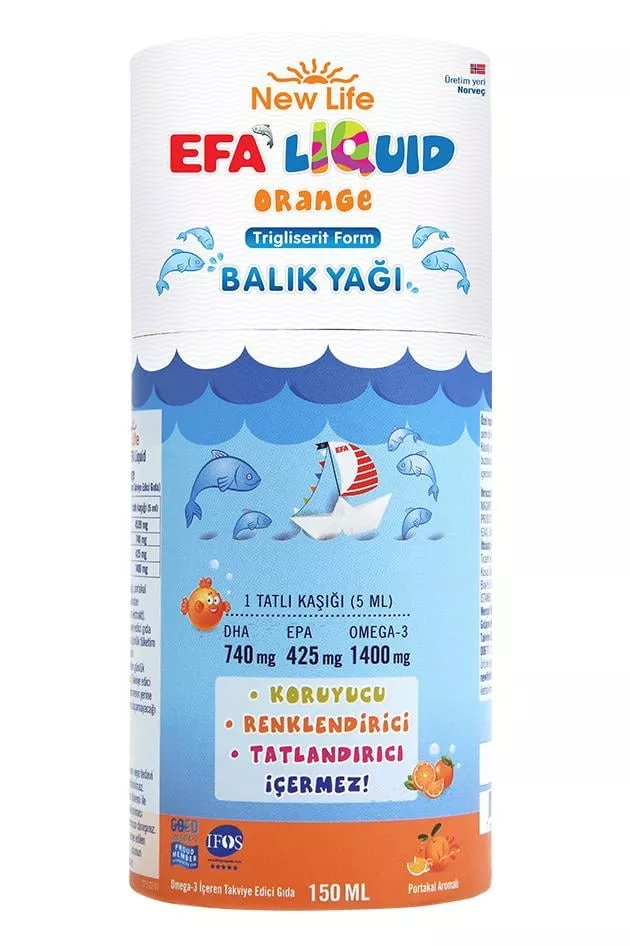 New Life EFA Liquid Orange 150 ml