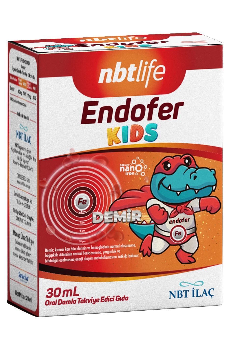 NBT Life Endofer Kids Demir Damla 30 ml