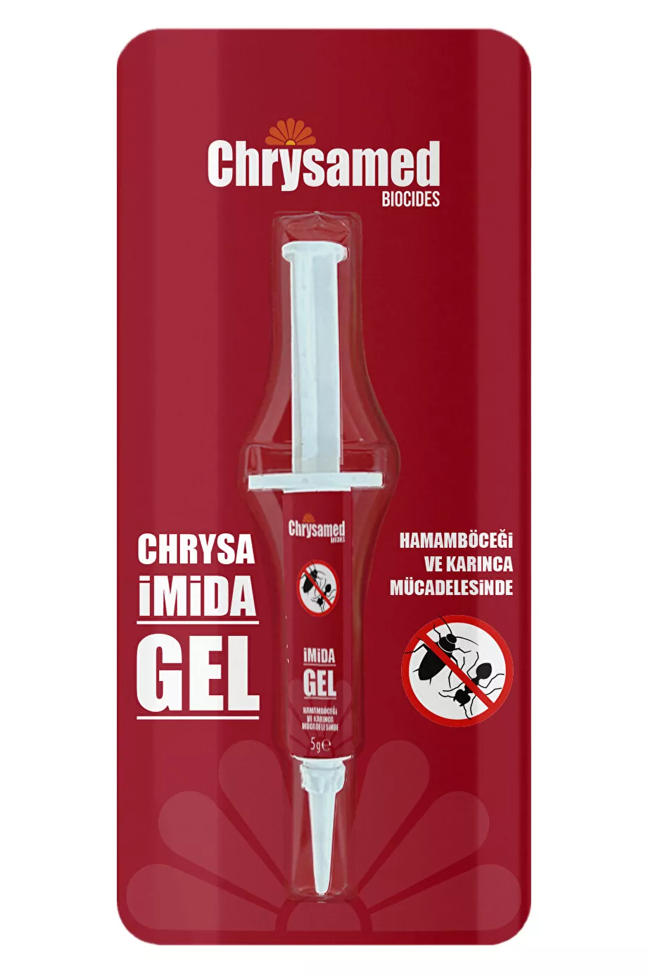 Chrysamed Hamam Böceği ve karınca Jeli 5 gr