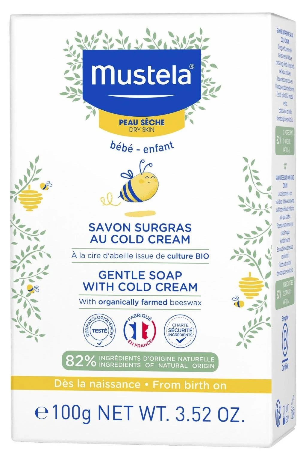 Mustela Cold Cream İçeren Besleyici Sabun 100 gr