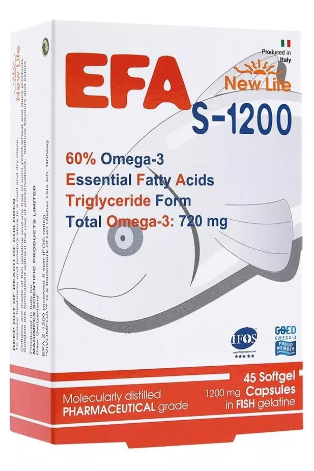 New Life EFA S-1200 mg 45 Kapsül