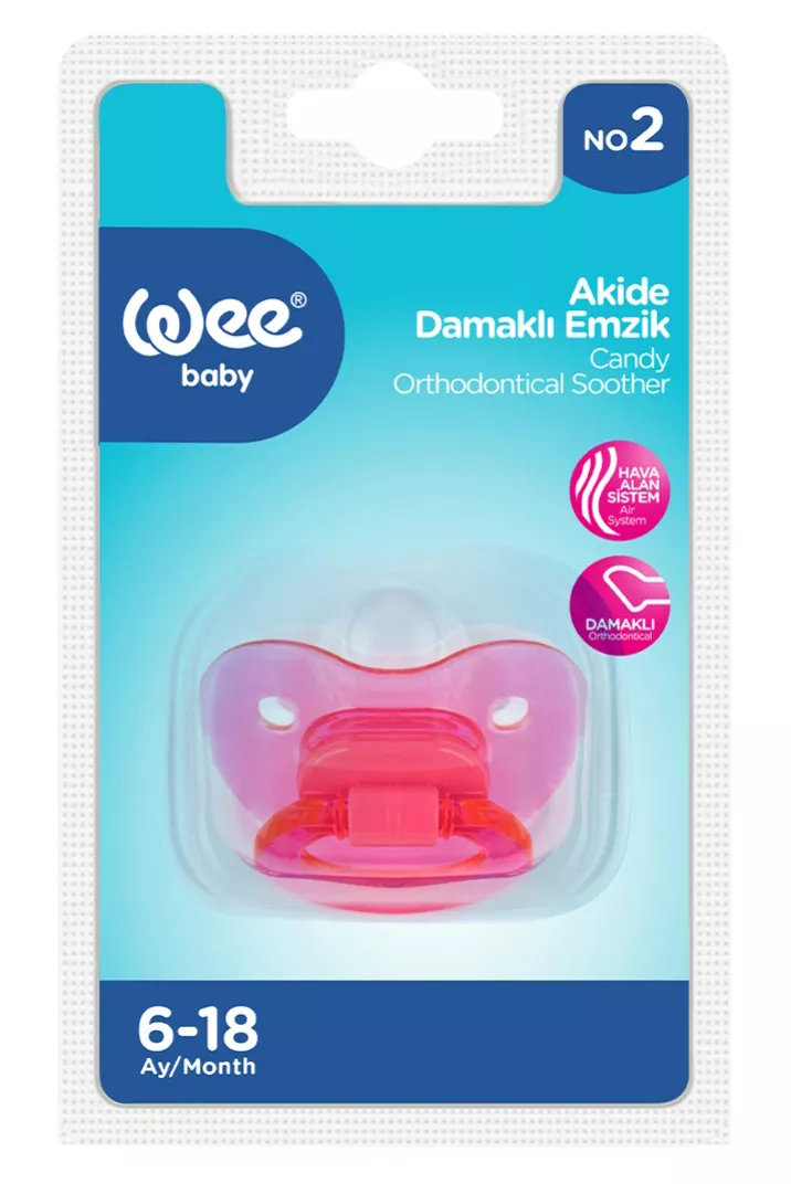Wee Baby Silikon Damaklı Emzik Akide 112