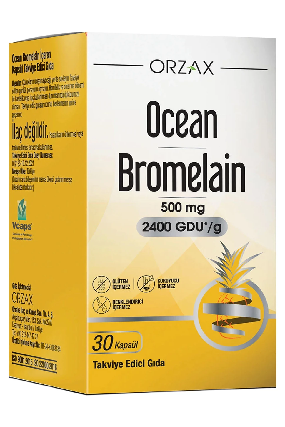 Ocean Bromelain 60 Kapsul