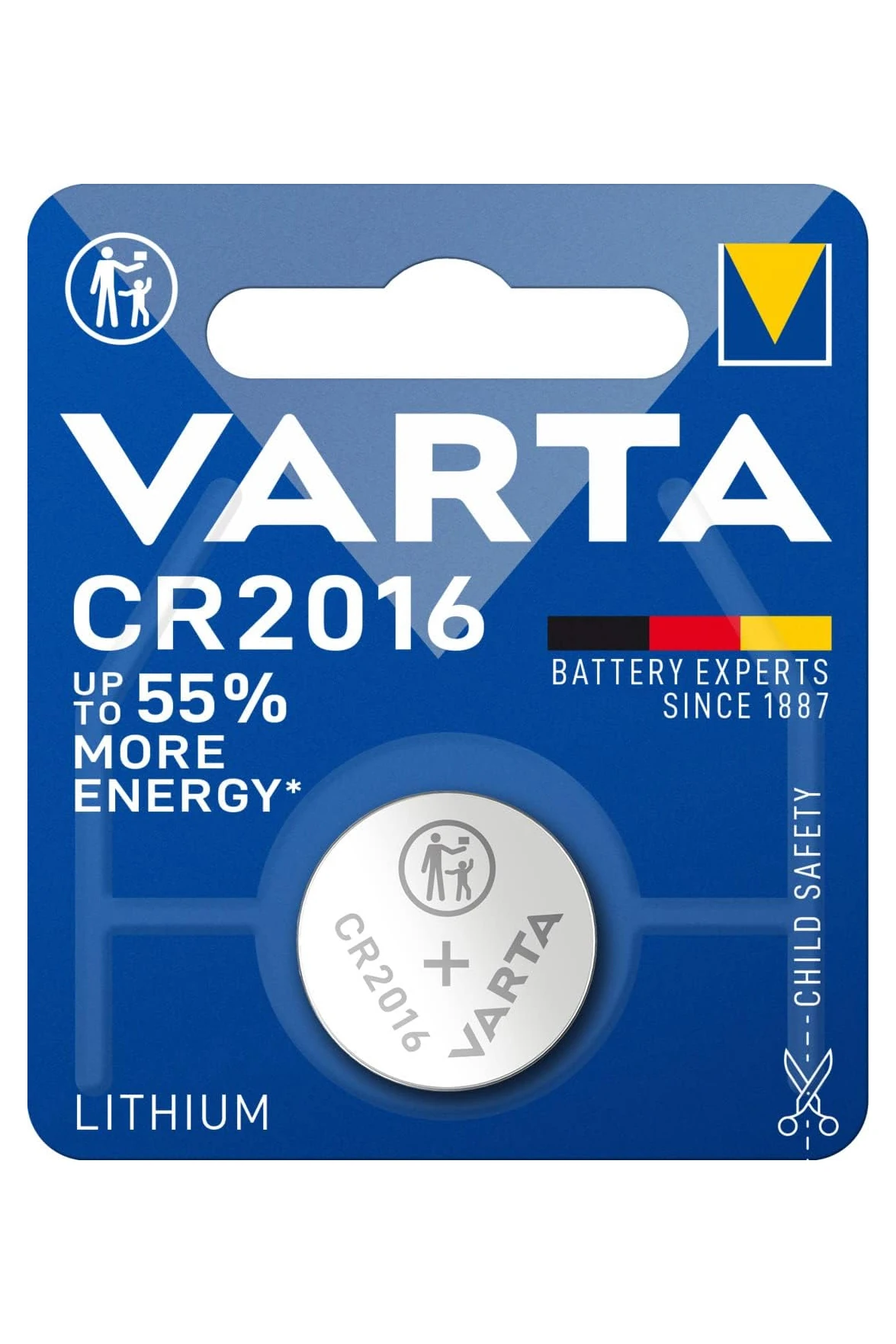 Varta CR2016 Lithium Pil 3V Tekli