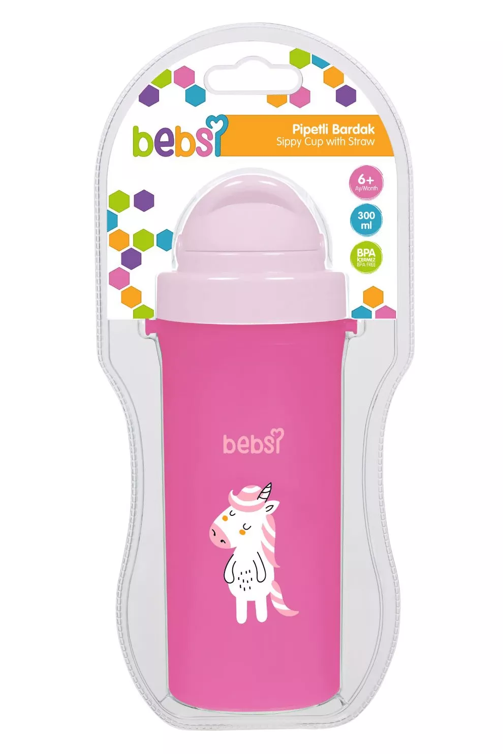 Bebsi 599 Bardak Pipetli 300 ml
