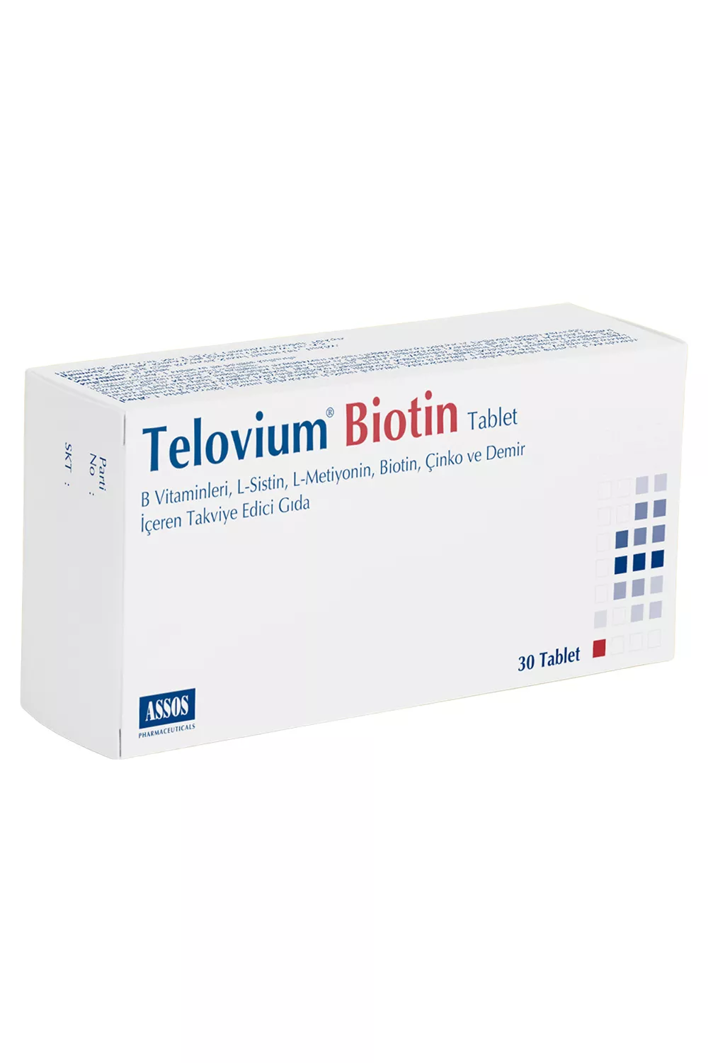 Telovium Biotin 30 Tablet