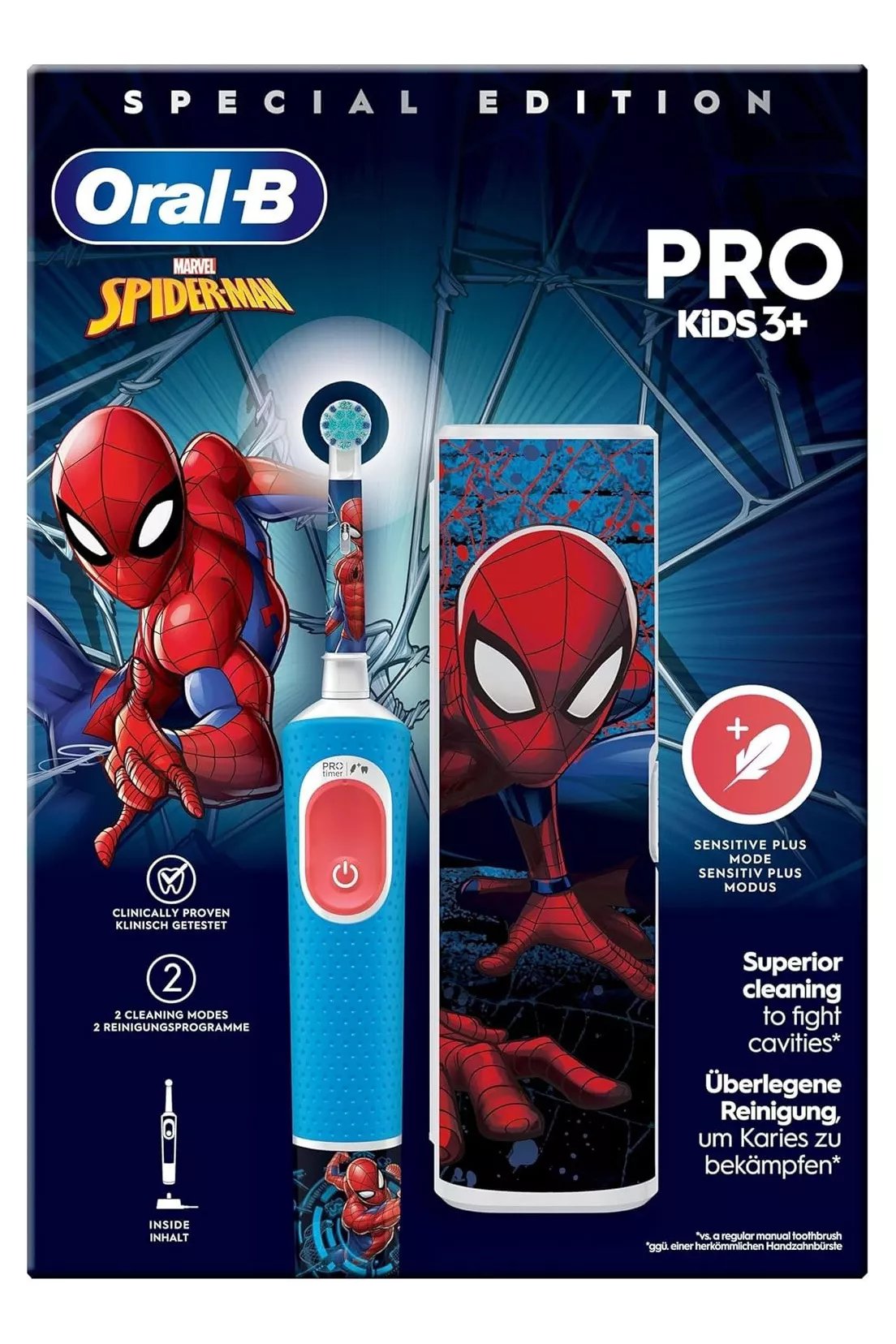 Oral-B Vitality Pro Kids 3+ Spider-Man Elektrikli Diş Fırçası