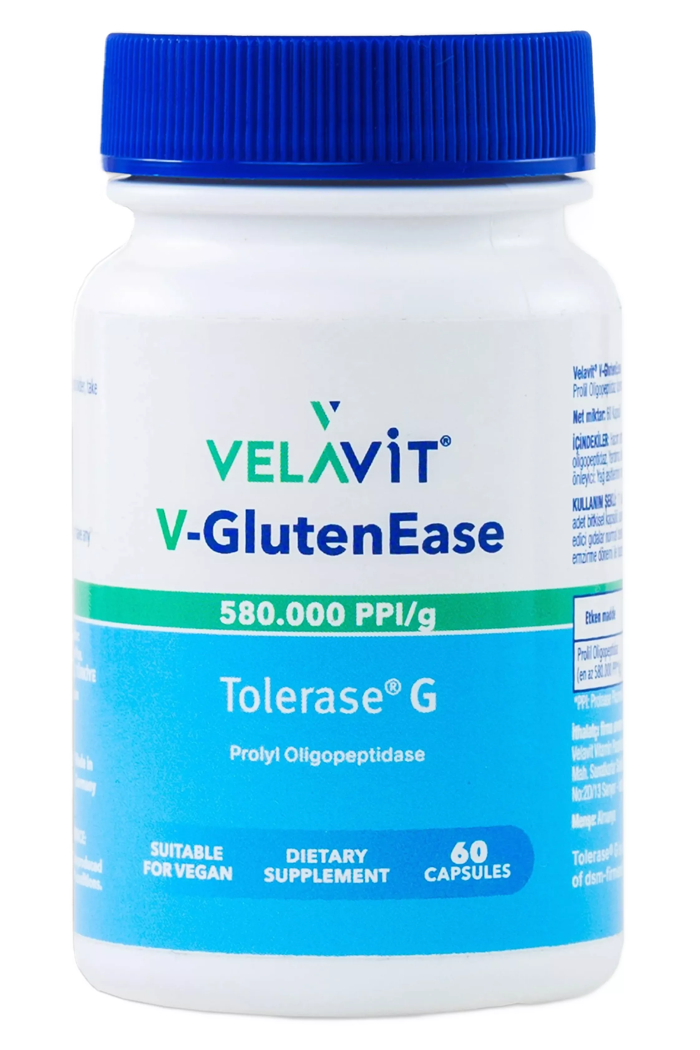 Velavit V-GlutenEase 60 Kapsül