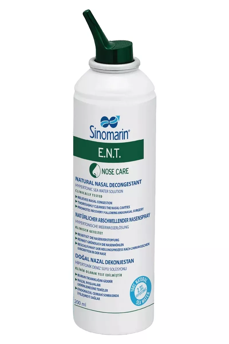 Sinomarin E.N.T. Deniz Suyu Burun Spreyi 200 ml