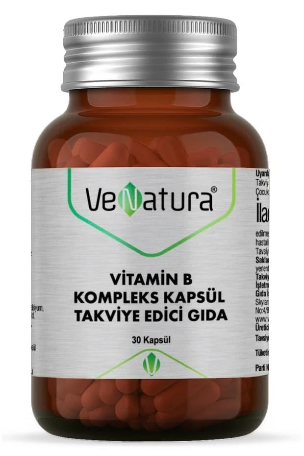 Venatura Vitamin B Kompleks 30 Kapsül