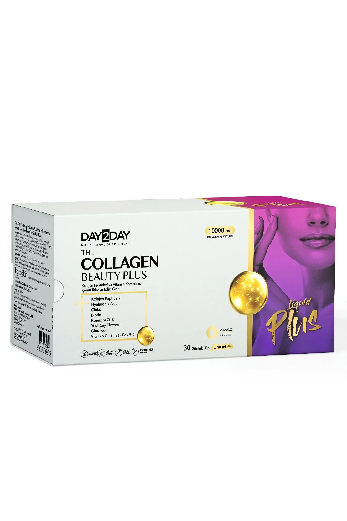 Day2Day The Collagen Beauty Plus Mango Aromalı 30 Tüp x 40 ml