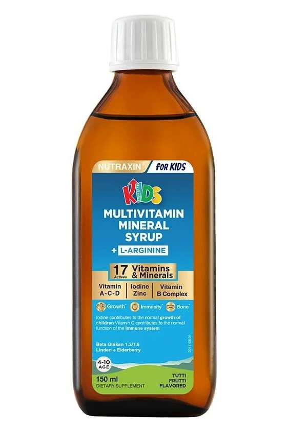 Nutraxin Kids Multivitamin Mineral Şurup 150 ml