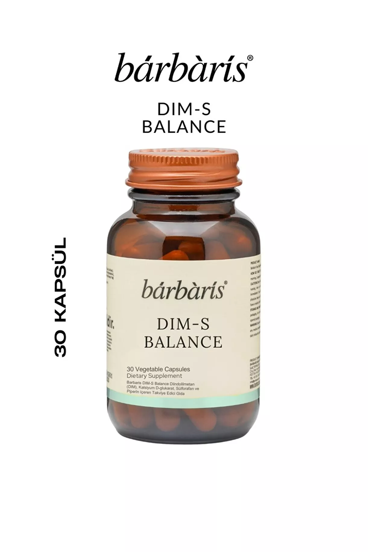 Barbaris DIM-S Balance 30 Kapsül